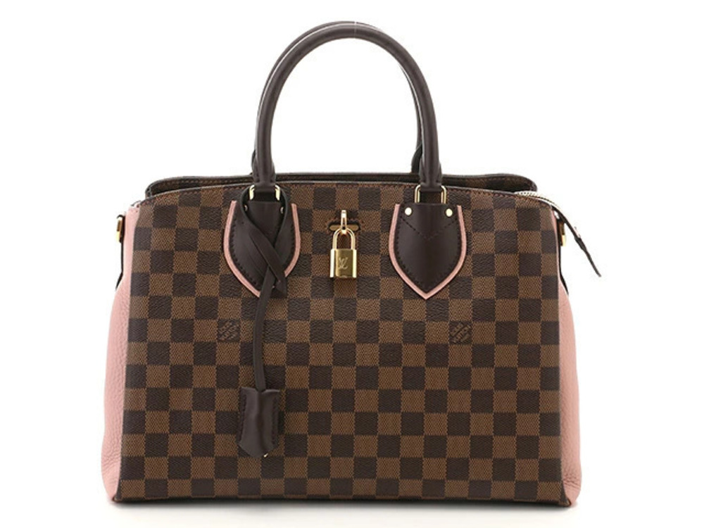 LOUIS VUITTON Handbag Normandy Damier Taurillon Leather